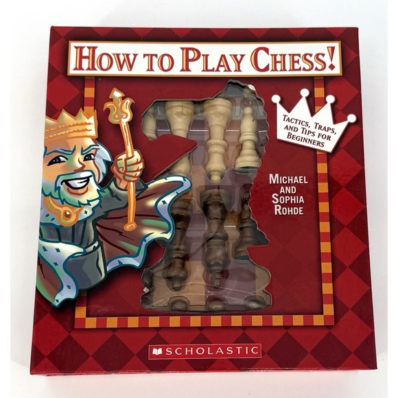 Scholastic How To Play Chess Board Game Michael and Sophia Rohde Tips & Tricks - Picture 1 of 6
